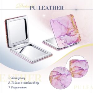 Cindeer Compact Mirror Bulk Small Purse Mirror Portable Pocket Hand Mirror Double Sided Magnifying Makeup Mirror Square with 2X 1x Magnification for Girls Woman Mother Travel(20 Pcs)