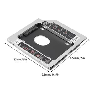 Universal 9.5mm HDD Caddy Bay Durable Aluminum Alloy to