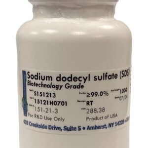 Sodium Dodecyl Sulfate (SDS) 99+% - Biotechnology Grade 100g