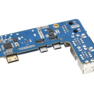 waveshare Pi Zero to Raspberry Pi 3 Model B/B+ Adapter, Onboard 4-CH USB Interface, 100M Ethernet Port and HDMI Port, Alternative for Raspberry Pi 3B/B+, Support Pi Zero and Zero 2W