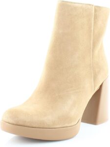 naturalizer women's gen n reach ankle boot cookiedough tan suede 9 m