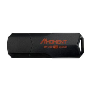 mmoment mk700 250gb usb 3.2 gen2x1 flash drive, read speed up to 600mb/s, write speed up to 500mb/s, thumb drive