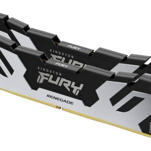 Kingston FURY Renegade Silver 32GB (2x16GB) 6400MT/s DDR5 CL32 DIMM Desktop Memory (Kit of 2) | Intel XMP 3.0 | Overclocking Stability | KF564C32RSK2-32