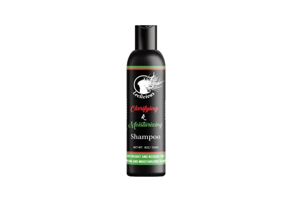 LOCLICIOUS Clarifying & Moisturizing Shampoo for Locs, Dreadlocks, Braids, and Dreads - Vegan, Organic Formula - Lightweight & Residue-Free - Promotes Healthy Hair (8oz)