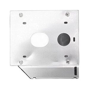 to 2nd HDD SSD Enclosure Hard Drive Caddy Tray Easy Installation for PC Aluminum Alloy