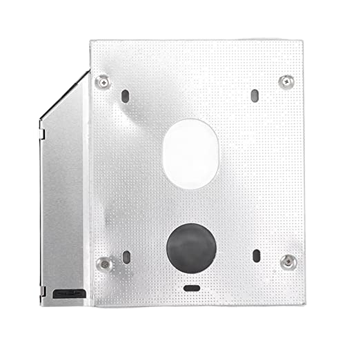 to 2nd HDD SSD Enclosure Hard Drive Caddy Tray Easy Installation for PC Aluminum Alloy