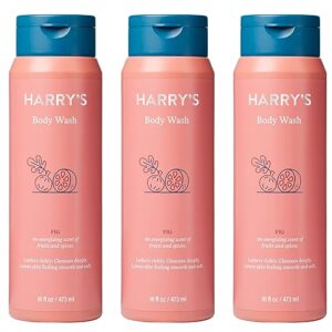 harry's men's body wash shower gel - fig 16 fl oz (pack of 3)