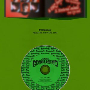 DREAMUS ZICO Grown Ass Kid 4th Mini Album PhotoBook Version CD+Poster on Pack+Photobook+Sticker+Tracking Sealed, GREEN