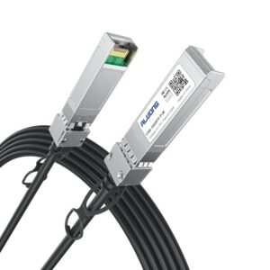 2-Pack 1.5m/4.92ft 10Gb Direct Attach Copper Cable, SFP+ Passive Twinax DAC Cable for Cisco SFP-H10GB-CU1.5M, Ubiquiti, Arista, D-Link, Intel, Meraki, Mikrotik, Netgear, TP-Link etc.