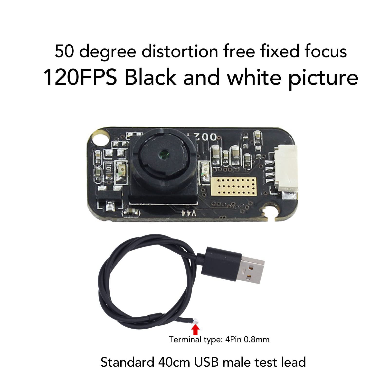 0.3PM Camera Module USB Macro Camera Module Device Embedded Built in Camera Board 120FPS Video Webcam Board