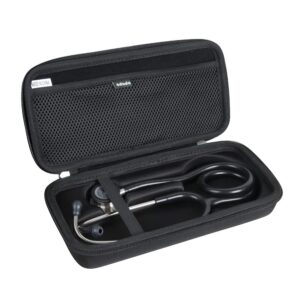 adada hard travel case for 3m littmann classic iii monitoring stethoscope (black)