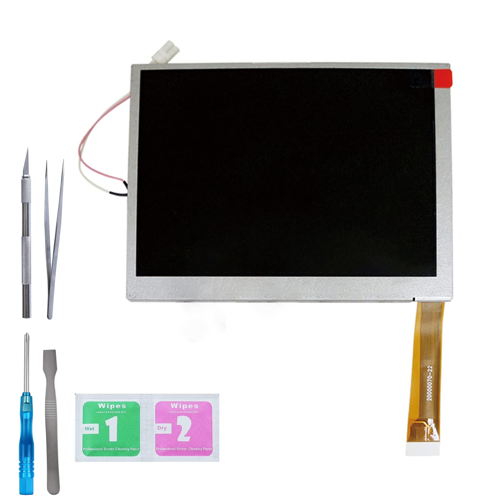 JayTong LCD Display for Innolux 5.6 inch 320(RGB)*234 AT056TN03 LCD Screen Module Replacement with Tools