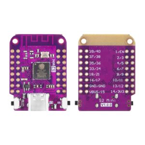 MELIFE 3pcs ESP32 S2 Mini WiFi Board Based ESP32-S2FN4R2 ESP32-S2 4MB Flash Type-C Connect Compatible with MicroPython