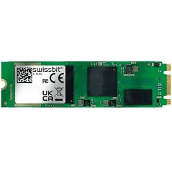 swissbit sfsa160gm2ak2to-c-8c-52p-std, solid state drive, 160gb, 3.3v, m.2 sata ssd, x-76m2 2280, 3d pslc, 0-70°c