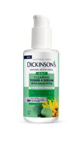 dickinson's witch hazel clearing toner + serum with eucalyptus