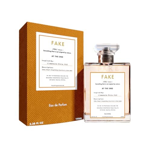 Fake At the End | Inspired by L’Immensite 3.4oz Men's Cologne | Almost an Exact Clone | 3.4oz Eau de Parfum | Addictive Sweet-Spicy Amber Masculine Scent | Unisex Fragrance is Addictive!