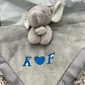 Personalized Baby Lovey Lion Gift for Her, for Him, Soft Unisex Toy - Cute Custom Embroidery Security Snuggle Comforter Blanket