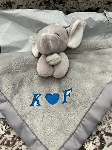 Personalized Baby Lovey Lion Gift for Her, for Him, Soft Unisex Toy - Cute Custom Embroidery Security Snuggle Comforter Blanket