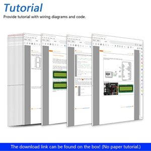 FREENOVE I2C LCD 1602 Module (2 Pack), New Type IIC TWI Serial 16x2 Display, Compatible with Arduino Raspberry Pi Pico ESP32 ESP8266