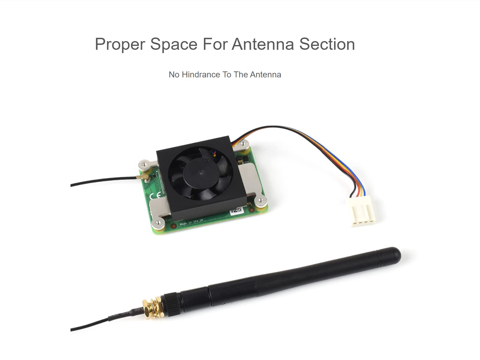 waveshare Dedicated All-in-One 3007 Cooling Fan for Raspberry Pi Compute Module 4 CM4, PWM Speed Adjustment,Low Noise, More Practical,with Thermal Tapes