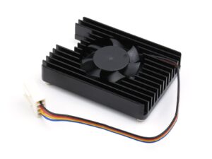 waveshare dedicated all-in-one 3007 cooling fan for raspberry pi compute module 4 cm4, pwm speed adjustment,low noise, more practical,with thermal tapes