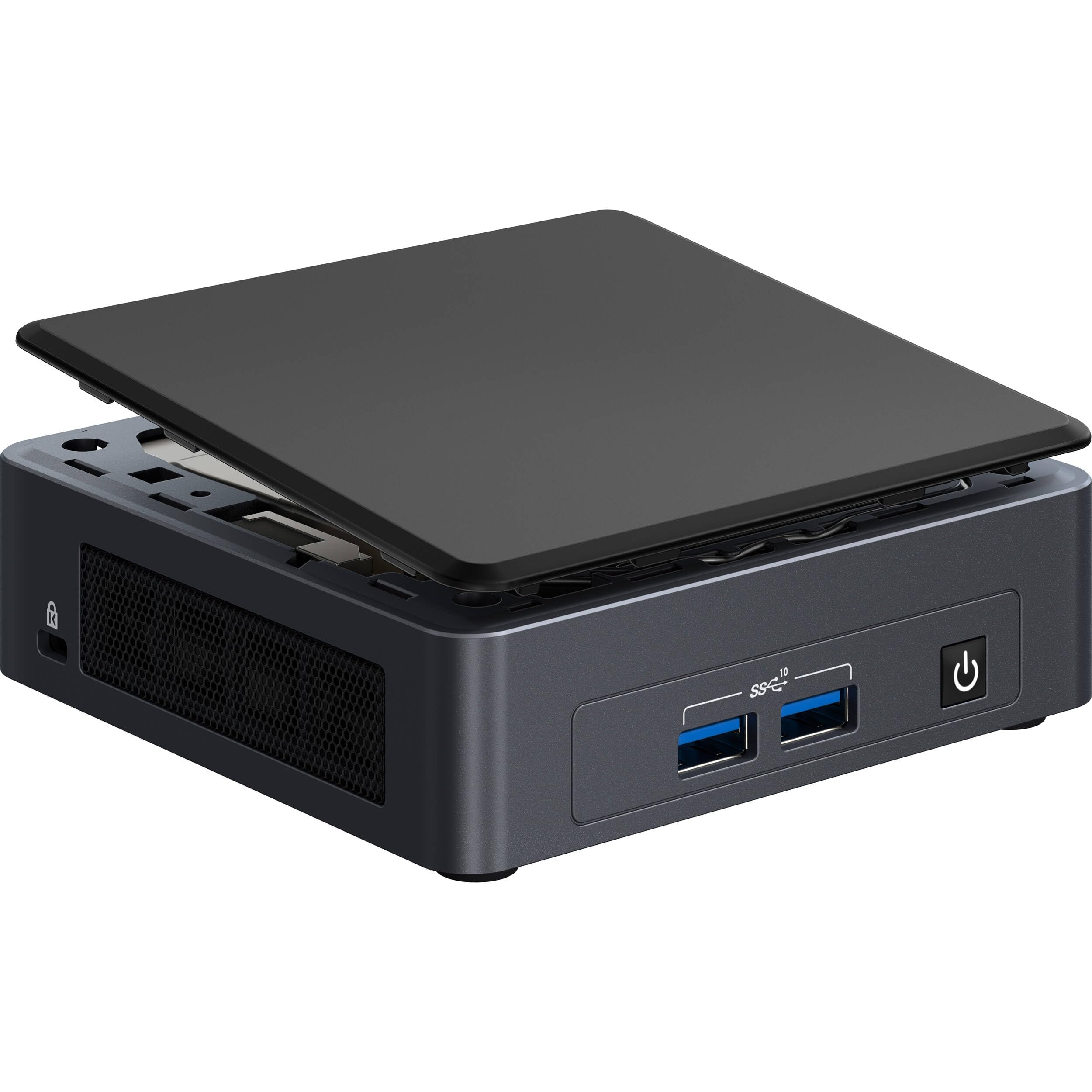 Intel NUC 11 Pro Kit NUC11TNKi5 Mini Desktop PC - 11th Gen Core i5-1135G7 4-Core up to 4.20 GHz CPU, 32GB DDR4 RAM, 1TB PCIe SSD, Iris Xe Graphics, Wi-Fi 6 + Bluetooth 5, Windows 11 Pro