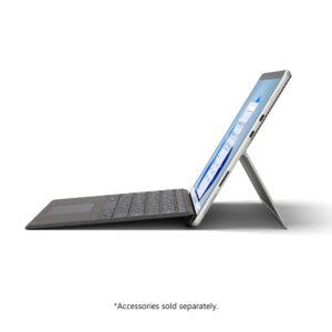 Microsoft Surface Pro 8-13" Touchscreen - Intel Evo i5-1145G7 Platform Core i5-8GB Memory - 512GB 2880 x 1920, Intel Iris Xe, SSD Windows 11 Pro 64-bit, Quad-Core - Platinum EBS-00001 (Renewed)