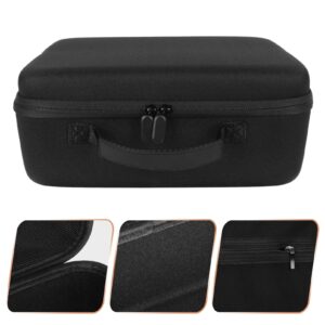 SOLUSTRE Black Hard Hair Dryer Storage Box Lightweight EVA Carrying Case Cover Hard Shell Hard Travel Case Storage Bag Hair Dryer Hard Travel Storage Case for Hair Dryer