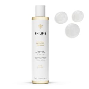 philip b everyday beautiful shampoo - 7.4 fl. oz. (220 ml) - clarifying, volumizing and shine enhancing, removes excess buildup, sulfate-free, made in usa