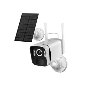 zhxinsd solar security cameras wireless outdoor, 2k 4mp solar battery powered security camera wifi security ip camera with pir motion detection, 2-way audio, full color night vision, with solar panel