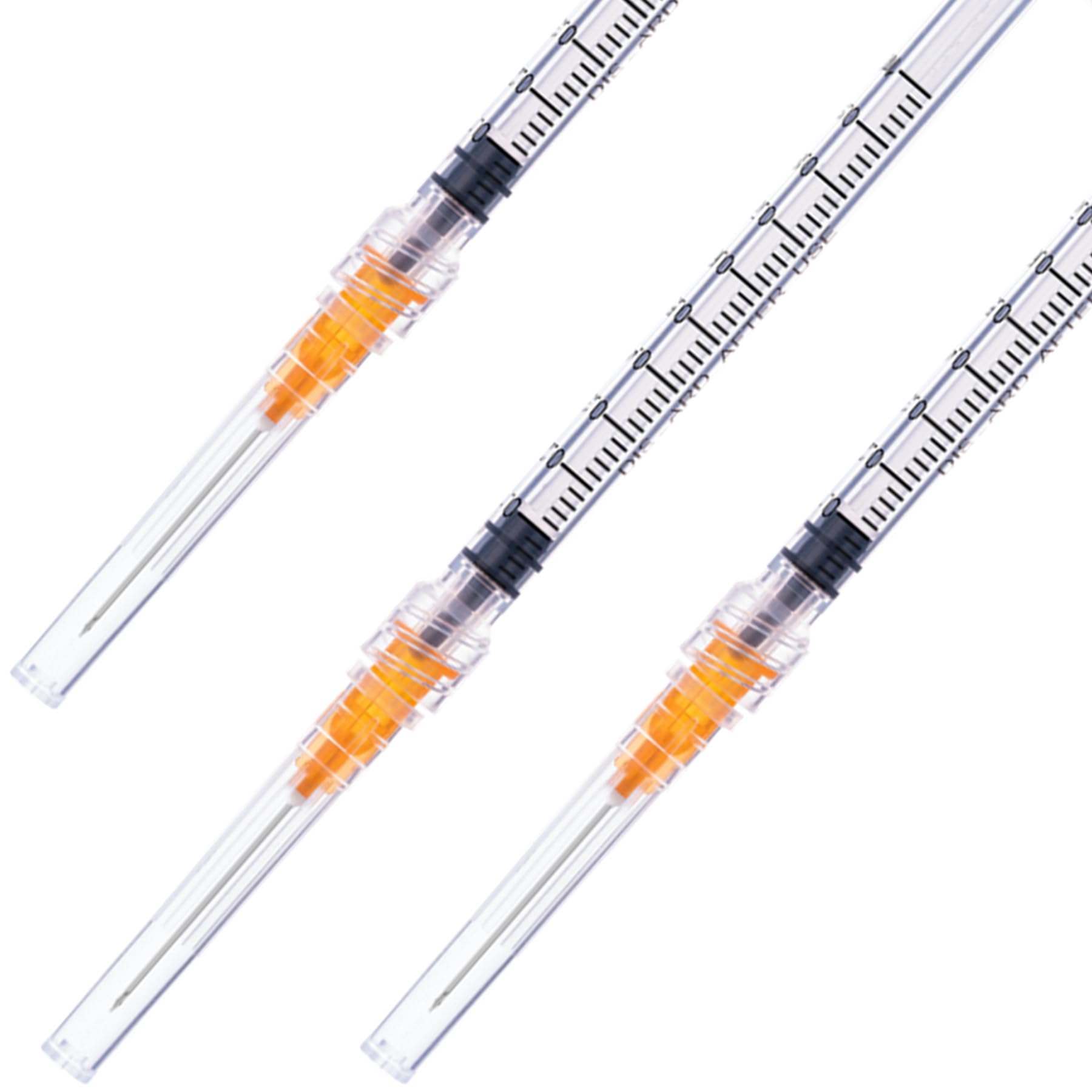 1ml-25G Laboratory Syringe - Diameter 0.5mm/0.019Inch-Long 25mm/1Inch Straight Mouth Tools (20)