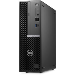 dell optiplex 7000 desktop computer - intel core i5 12th gen i5-12500 hexa-core (6 core) 3 ghz - 16 gb ram ddr4 sdram - 256 gb m.2 pci express nvme 3.0 x4 ssd - small form factor - black