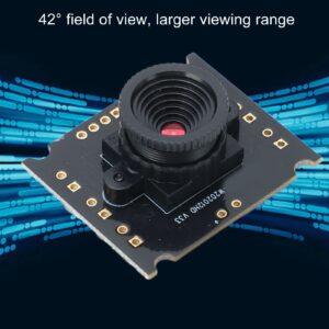 1MP Camera Module Horn Lens W202012HD V33 42° USB Camera Module 1MP CMOS OV9726 Mini USB2.0 Webcam Board with 40cm / 15.7in Cable Compatible for Computer System