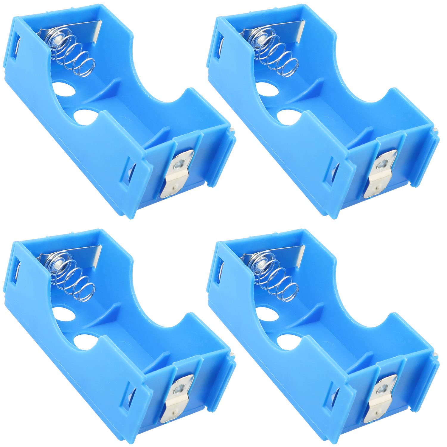 JJHXSM 4pcs D-Cell Battery Holder 80x35mm D Size Battery Case Physical Electrical Experimental Equipment