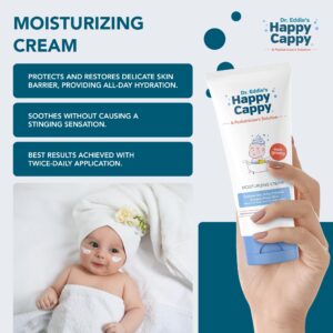 Happy Cappy Three Step Skincare Solution Bundle- Baby Dandruff Shampoo, Eczema Body Wash and Lotion for Kids, Toddler, Adults, Moisturizing Cream, Reduces Itching, Dermatologist Tested, Fragrance-Free