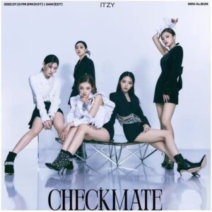 DREAMUS ITZY CHECKMATE SPECIAL EDITION CD+Lyric Poster On Pack+Photobook+Photocard+Special Tag+Sticker+Postcard+Tracking Sealed (B Version)