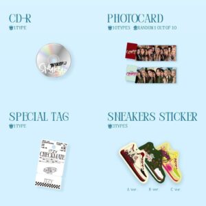 DREAMUS ITZY CHECKMATE SPECIAL EDITION CD+Lyric Poster On Pack+Photobook+Photocard+Special Tag+Sticker+Postcard+Tracking Sealed (B Version)