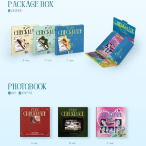 DREAMUS ITZY CHECKMATE SPECIAL EDITION CD+Lyric Poster On Pack+Photobook+Photocard+Special Tag+Sticker+Postcard+Tracking Sealed (B Version)