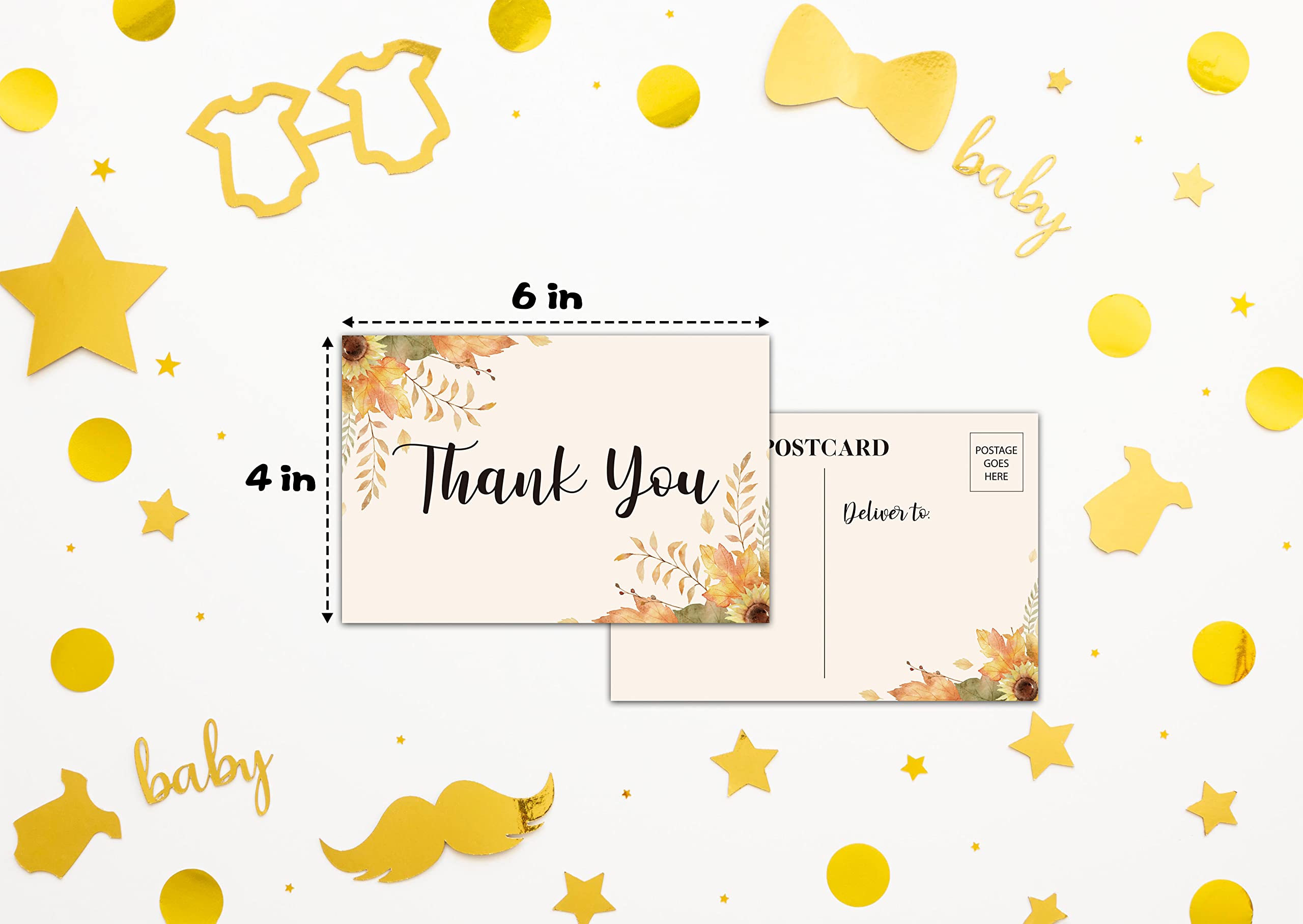 Baby Shower Cards Kit,Happy Fall Thanksgiving Day Set of 25 Baby Shower Invitations with Envelopes, Book Request Cards for Baby Shower,Autumn Pumpkin Baby Shower Party Favor Decoration(02)