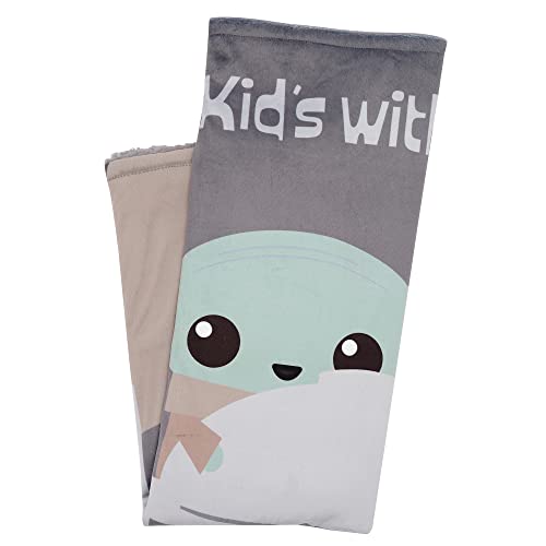 Lambs & Ivy Star Wars The Kids with Me Grogu/The Child/Baby Yoda Baby Blanket