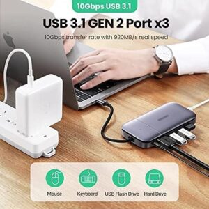 YIRENZUI USB C HUB USB Type 3.1 to M.2 B-Key 4K 60Hz USB 3.1 10Gbps USB C HUB Splitter Plug and Play use Stable and Fast Connection