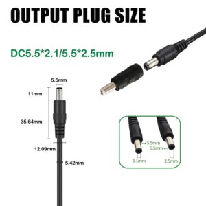 42V 5A Li-ion Charger for 10S 36V Li-ion Battery 42V Silver Aluminum Case Charger with Cooling Fan Output DC 5.5 x 2.5mm/5.5 x 2.1mm Plug