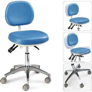 GUNEL Dental Medical Chair for Dentist Doctor's Stool Height Adjustable Mobile Chair PU Leather Dentist's Chair, Color Can Customizable