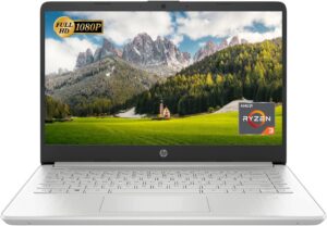 hp 14'' full hd screen laptop, amd ryzen 3 3250u processor, 8gb ddr4 ram, 512gb ssd, usb type-c, wi-fi, hd webcam, hdmi, windows 11 home, silver