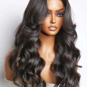 250 density human hair wig 13x4 HD Lace Front Wigs Human Hair Pre Plucked glueless wigs human hair Body Wave Wigs Human Hair Wigs For Black Women Frontal Wigs Human Hair Bleached Knots 20 Inch