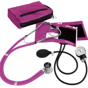 Prestige Medical Aneroid Sphygmomanometer/Sprague-Rappaport Kit, Orchid