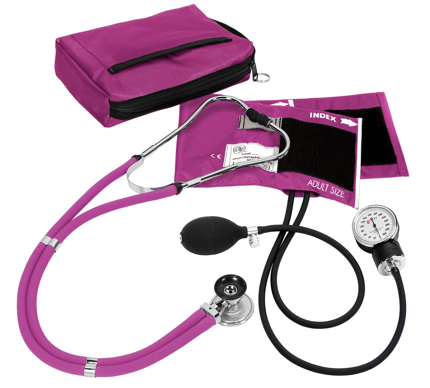 Prestige Medical Aneroid Sphygmomanometer/Sprague-Rappaport Kit, Orchid