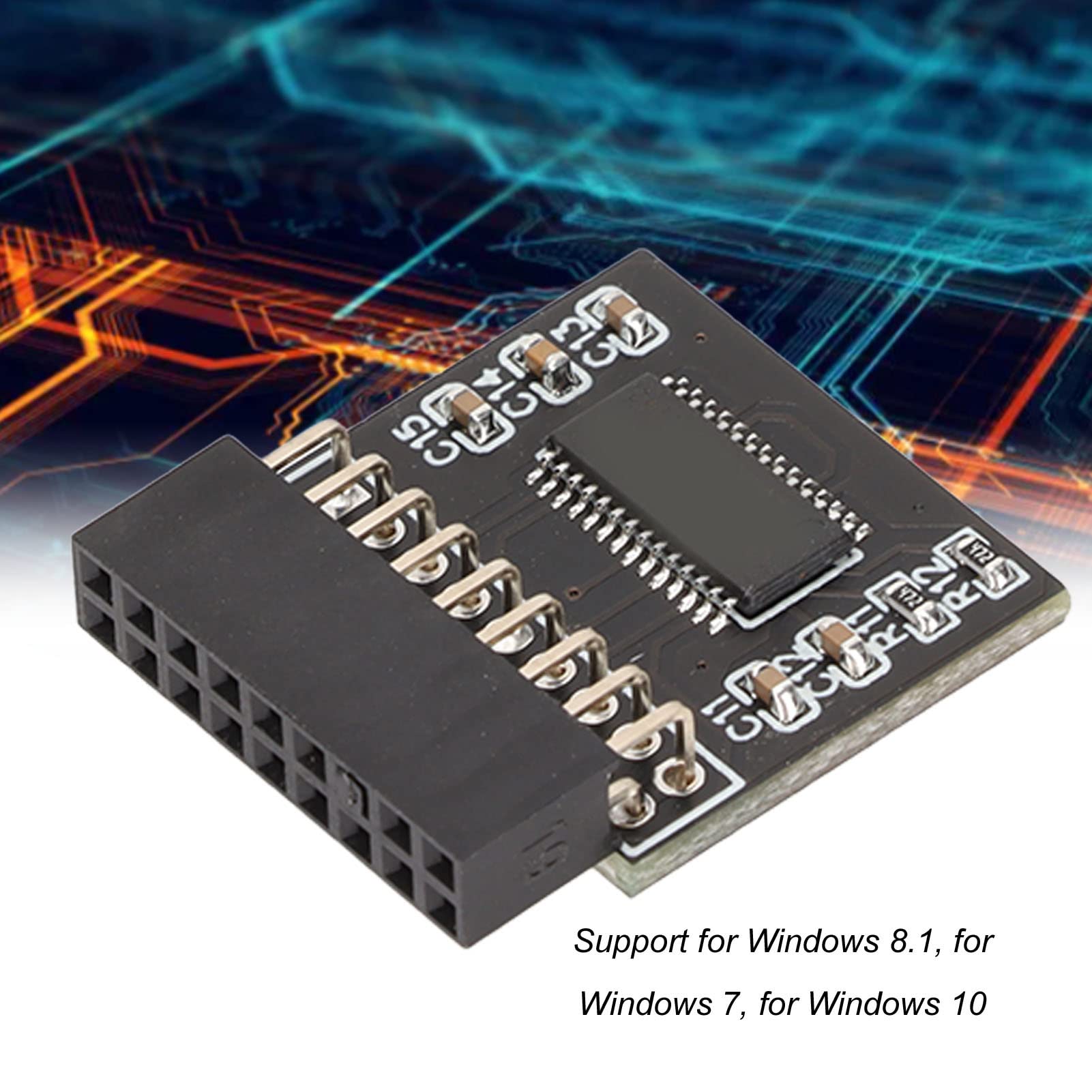 Module, 18 Pin Interface Encryption Security Module Independent Encryption Processor Module for 18 pin TPM2.0