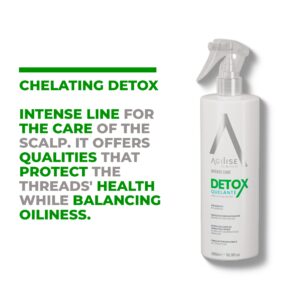 Pre Chemical Chelating Detox - Neutralizes Chlorine-Tinted Green Hair, Hair Products for Women, Intense Cleansing Treatment to Remove Buildup - VEGAN, Coconut Oil - 16.9fl.oz/500ml - AGILISE