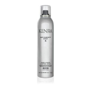 Kenra Anti-Humidity Spray 5 | Frizz & Static Control Spray |72-Hour Humidity Resistance & Protection | Lightweight, Low Hold Formula | Thermal Protection | 5oz